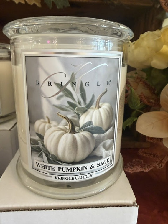 White Pumpkin and Sage Candle