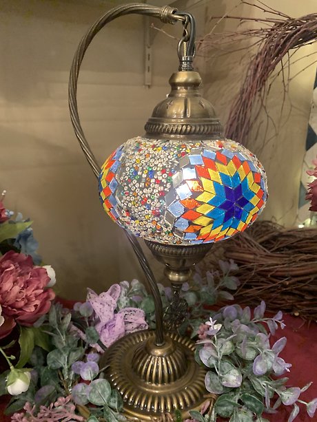 Mosaic Half Heart Multi color