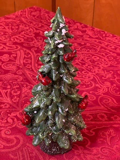 Ceramic Cardinal Tree