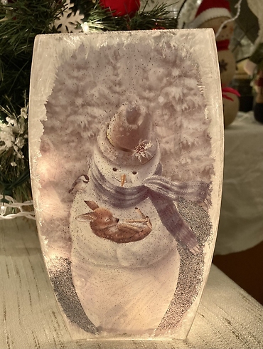 Snowman and Fawn