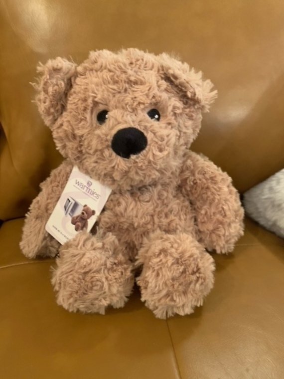 Warmies Brown Curly Bear
