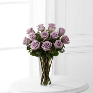 Long Stem Lavender Rose Bouquet