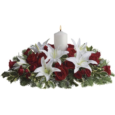 Luminous Lilies Centerpiece