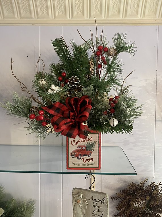 Christmas Truck Silk