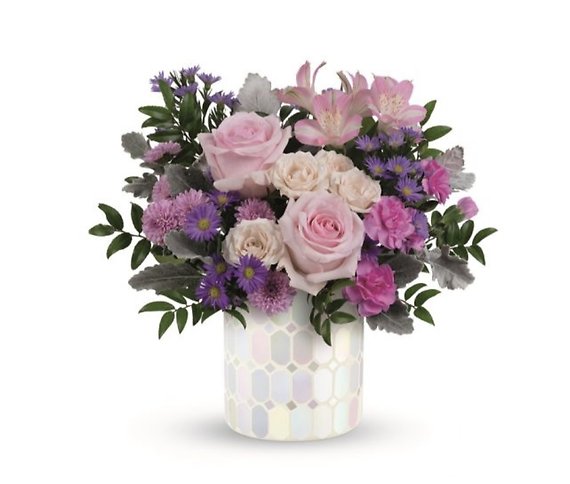 Pearlized Mosaic Cylinder