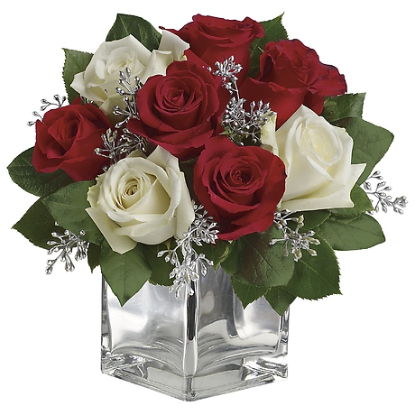 A Snowy Night Bouquet