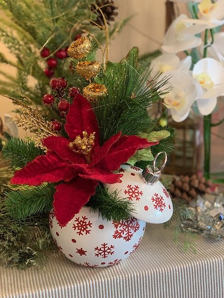 Christmas Silk Ornament