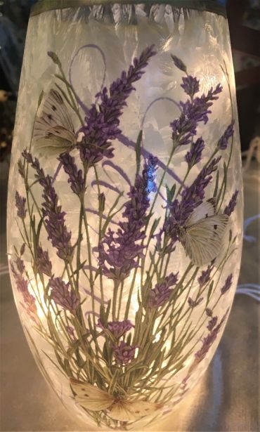 lavender and butterflies