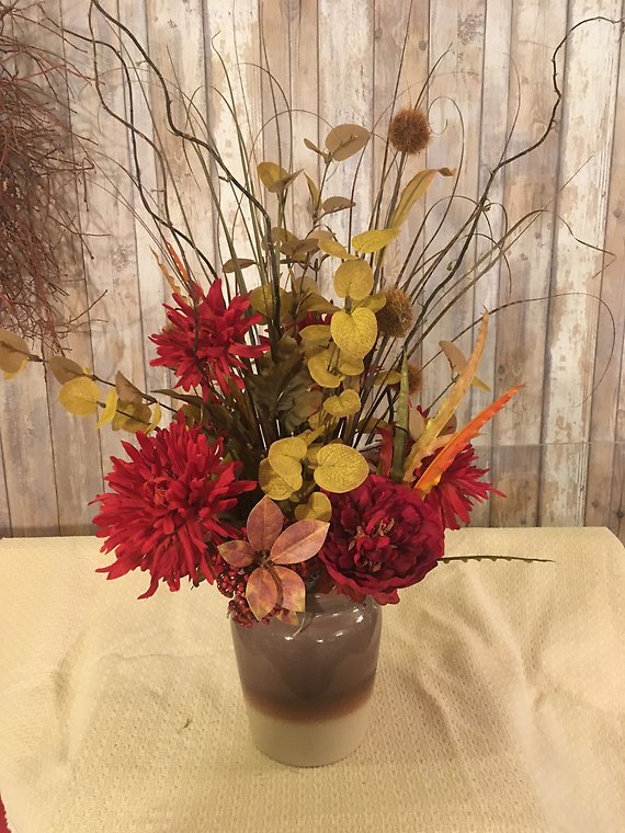 Autumn Crock Centerpiece #15