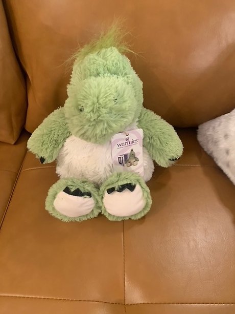 Warmies Green Dinosaur
