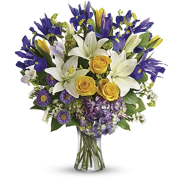 Floral Spring Iris Bouquet