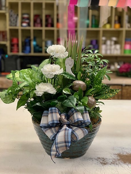 8\" Ceramic Dish Garden