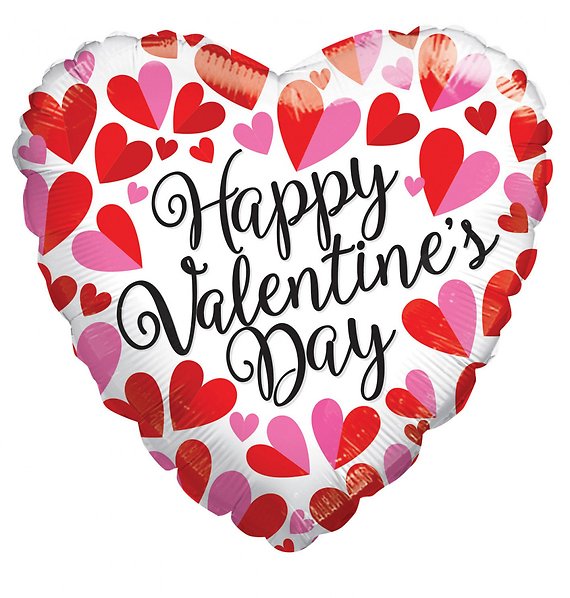 Valentine\'s Day mylar balloon