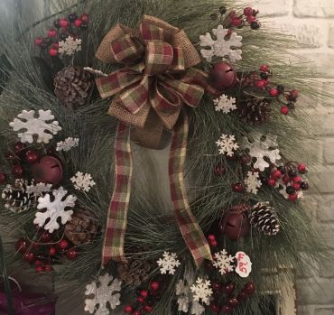 Country Snowflake Wreath