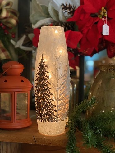 Tall Glitter Christmas tree