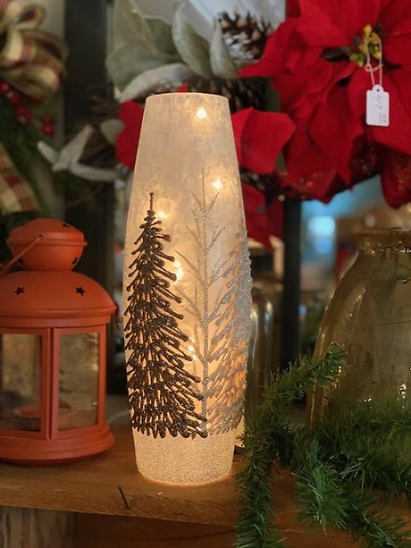 Tall Glitter Christmas tree