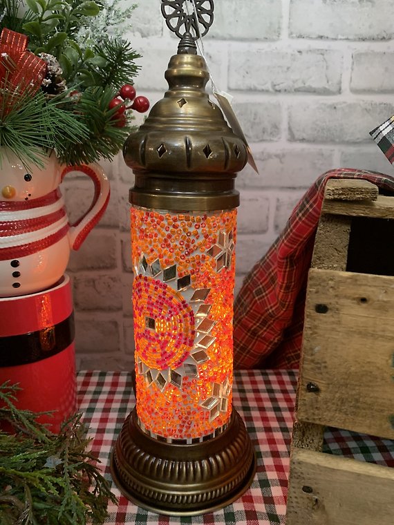 Mosaic Cylinder  orange