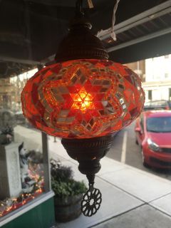 Hanging Mosaic lamps