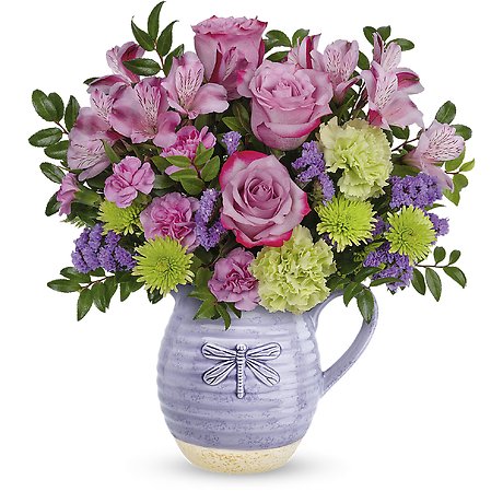 A Whimsical Dragonfly Bouquet