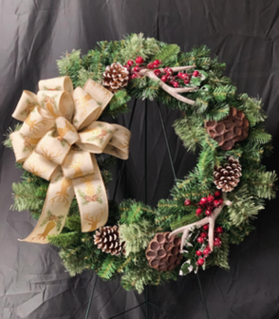 Deer Christmas Wreath