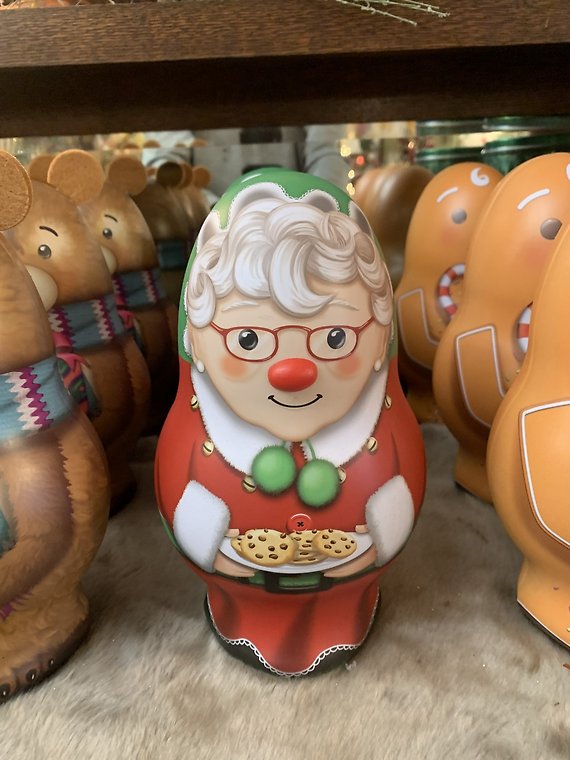 Mrs Clause filled with Lindor Lindt Chocolates