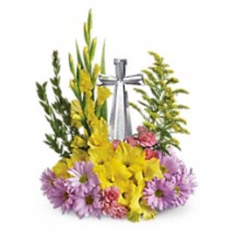 Crystal Cross Bouquet