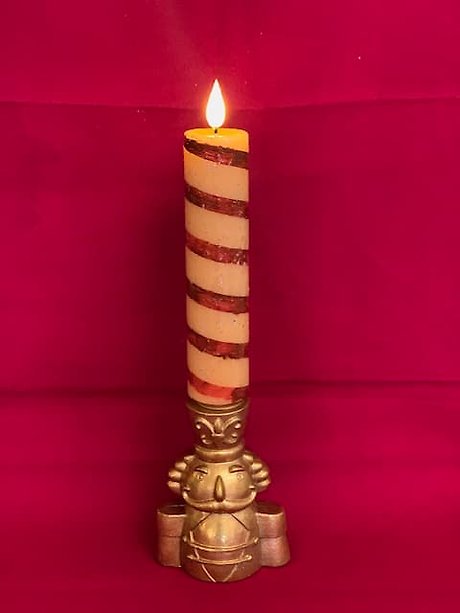 Candy Cane LED Candle Stick