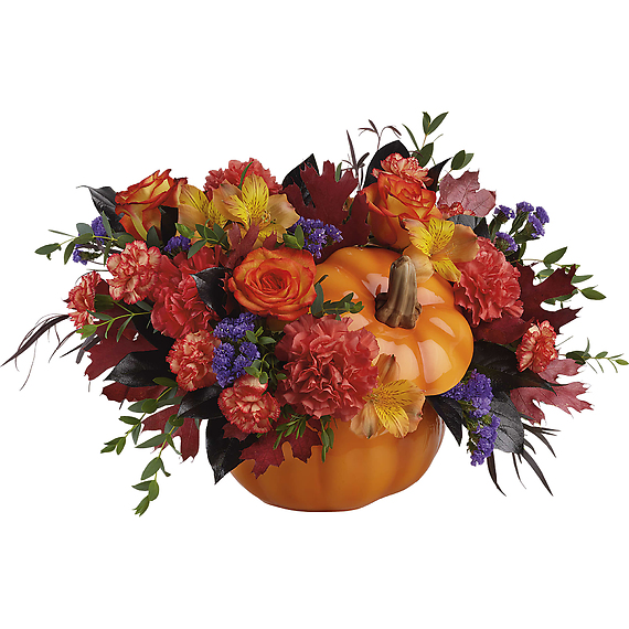 Hauntingly Pretty Pumpkin Bouquet