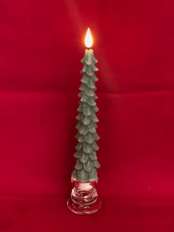 Green Tree LED Candle