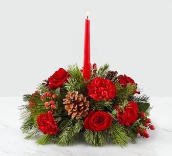 Merry Christmas Candle Centerpiece
