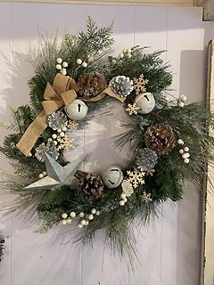 Bells and stars  Christmas Wreath