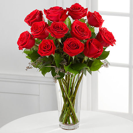 Premium Dozen Red Rose Bouquet