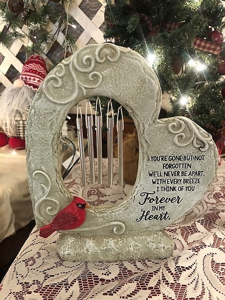 Standing Cardinal Wind Chime