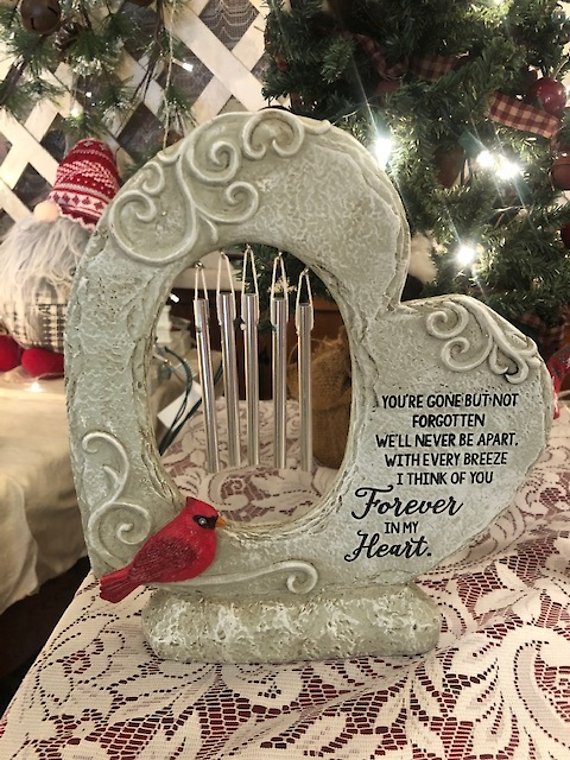 Standing Cardinal Wind Chime