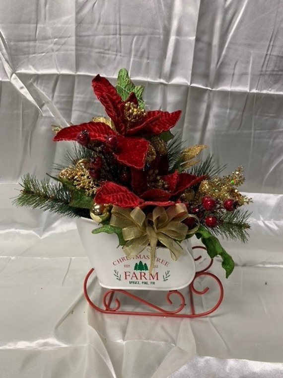 Festive Holiday Sleigh
