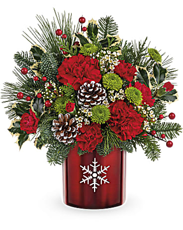 A Stunning Snowflake bouquet